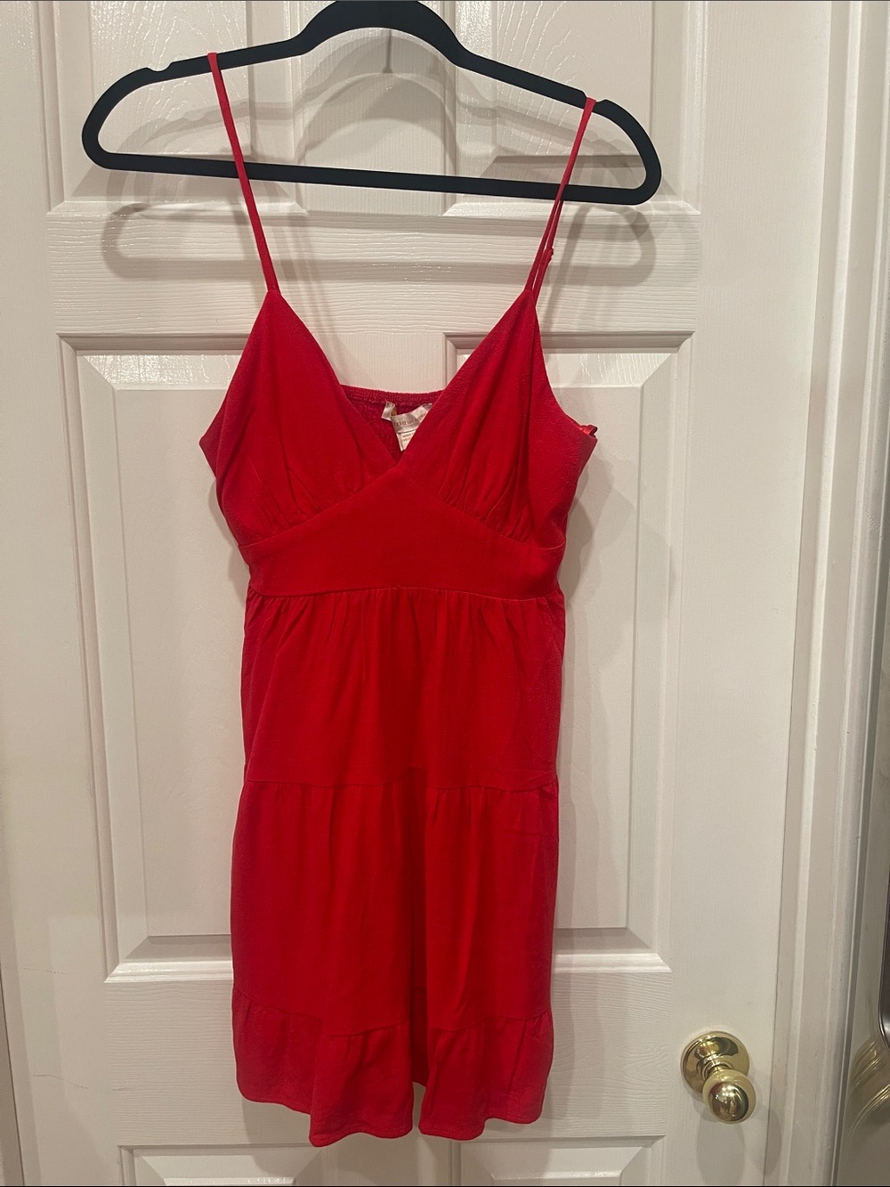 Red Spaghetti Strap Mini Dress NWT S:S
